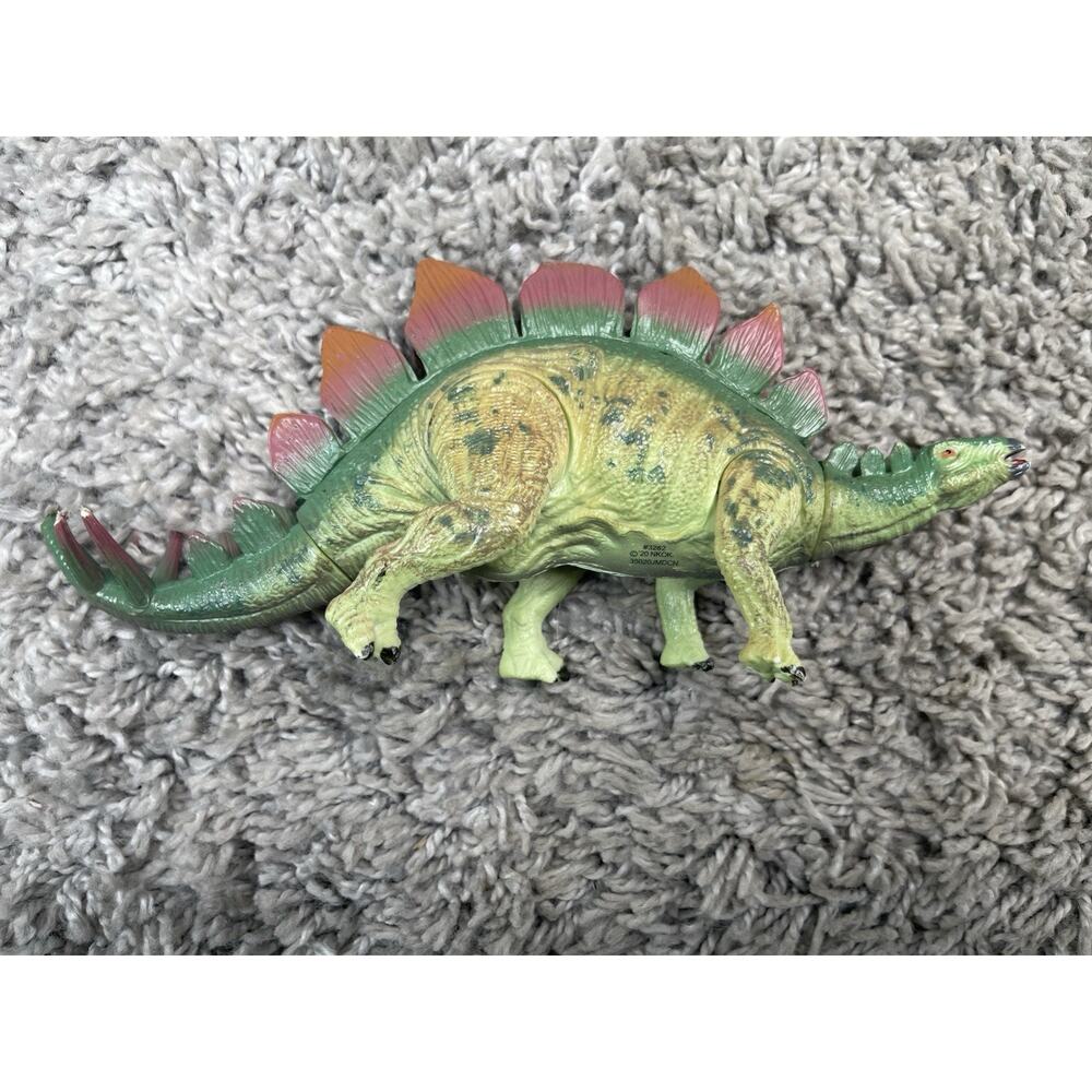 PVC Plastic WOW World NKOK Dinosaur Figures Posable Stegosaurus Dinos 3262